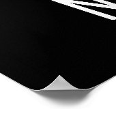 Poster Nouveau Bee Funny Insect Pun de bug Dark BG (Coin)