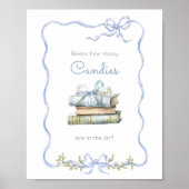 Poster Nouveau Chapitre Blue bow Combien de bonbons (Devant)