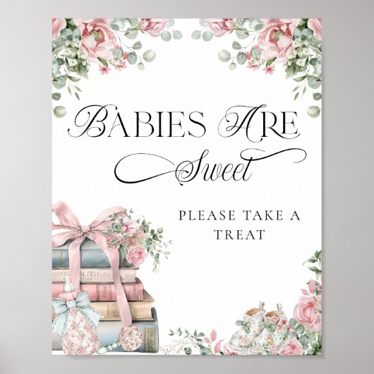 Poster Nouveau Chapitre Floral Baby are Sweet Take a Trea (Devant)