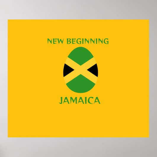 Poster nouveau début Jamaïque (Devant)