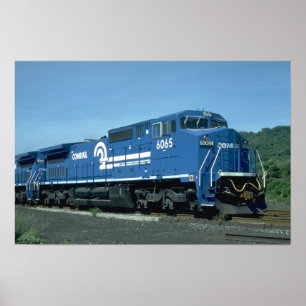 Poster Nouveau GE widecab C40-B de Conrail