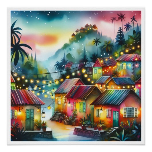 Poster NOUVEAU HAÏTI unique, Aruba, Antigua (Devant)