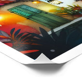 Poster NOUVEAU HAÏTI unique, Aruba, Antigua (Coin)