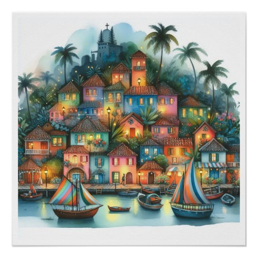 Poster NOUVEAU HAÏTI unique, Aruba, Antigua (Devant)