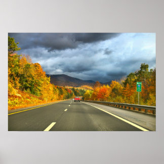 Poster nouveau hampshire automne feuillage automne arbres