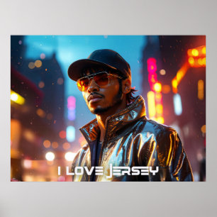 POSTER NOUVEAU JERSEY - J'AIME JERSEY