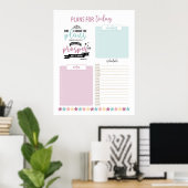 Poster Nouveau Journal d'affiche : -) (Bureau à domicile)
