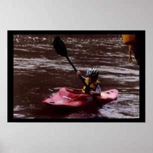 Poster Nouveau Kayaker