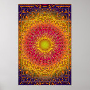 Poster Nouveau mandala d'aube