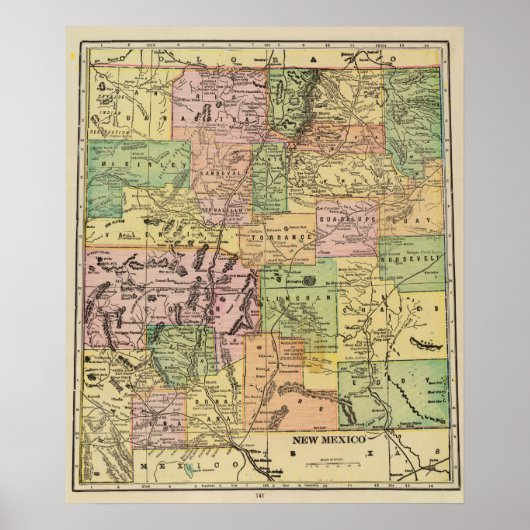 Poster Nouveau-Mexique (Devant)