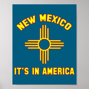 Poster Nouveau-Mexique C'est en Amérique _1