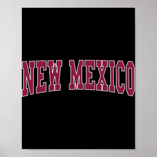 Poster Nouveau-Mexique - Conception Rétro - Clic (Devant)