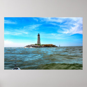 Poster Nouveau phare Comfort Point - Mobjack Bay