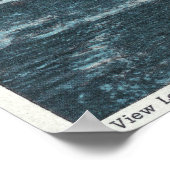 Poster Nouveau pont routier d'État Vue du chaos Ausable (Coin)