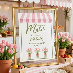 Poster Nouveau sur le Marché Panneau de Bienvenue pour un