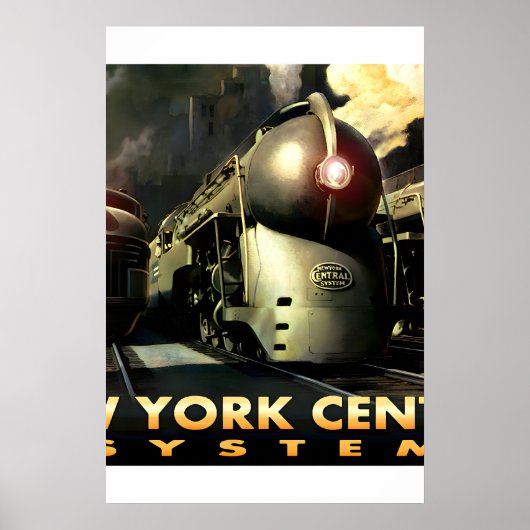 Poster Nouveau système central de New York Streamliners N (Devant)