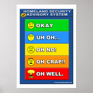 Poster Nouveau système d'alerte de sécurité intérieure -
