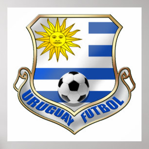 Poster Nouveau Uruguay 2010 Fans Football badge