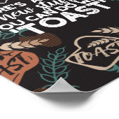 Poster Nouveautés dans le devis de pain grillé (Coin)