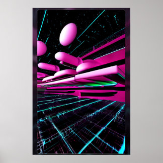 Poster Nouveaux espaces - Ken Gage Art