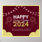 Poster Nouvel An 2024 (Devant)
