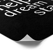 Poster Nouvel An 2024 Nuage De Mot Sur Rocher (Coin)