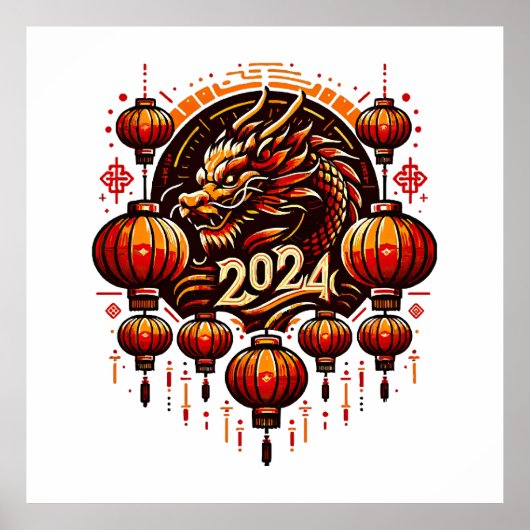 Poster nouvel an chinois 2024 (Devant)