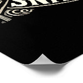 Poster Nouvel An chinois 2025 Année du serpent Année luna (Coin)