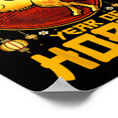 Poster Nouvel An chinois 2026 Cheval Joyeux Nouvel An chi (Coin)