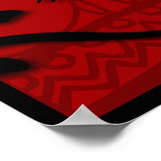 Poster Nouvel An chinois de rat mignon Zodiac Anniversair (Coin)