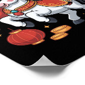 Poster Nouvel An Chinois Du Cheval Vietnamien Chuc Mung (Coin)