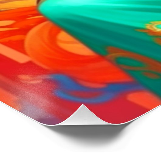 Poster Nouvel An chinois du dragon (Coin)