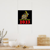 Poster Nouvel An chinois du lapin 2023 (Cuisine)