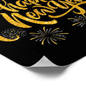 Poster Nouvel An Eve Party Fournitures 2026 Joyeux Nouvel (Coin)