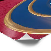 Poster Nouvel An Festive Festive Saison Fête Lumière (Coin)