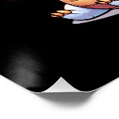 Poster Nouvel An vietnamien fille et dragon (Coin)