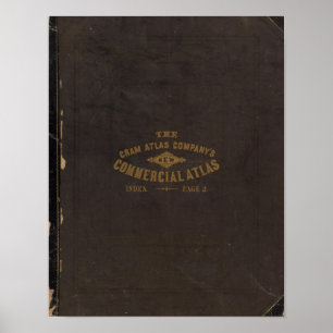 Poster Nouvel atlas commercial, Etats-Unis