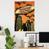Poster Nouvel ordre mondial (Bureau à domicile)