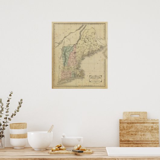 Poster Nouvelle-Angleterre (Cuisine)
