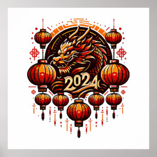 Poster nouvelle année chinoise 2024