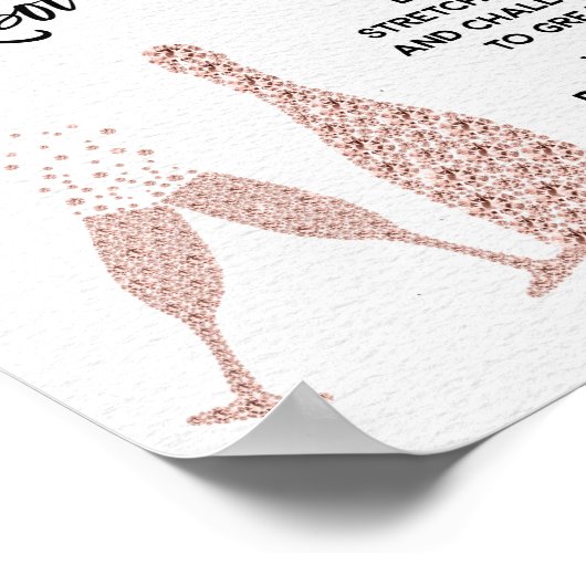 Poster Nouvelle Année et Motivation d'Encouragement d'Ann (Coin)