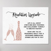 Poster Nouvelle Année et Motivation d'Encouragement d'Ann (Devant)