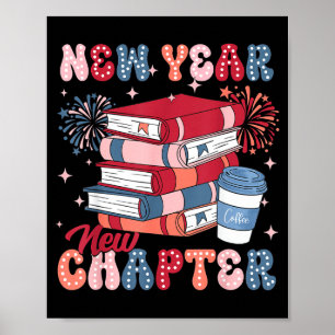 Poster Nouvelle Année Nouveau Chapitre Bonne Année 2025 A