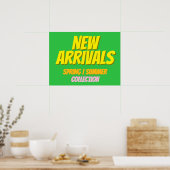 Poster Nouvelle Arrivée Signe, Printemps Collection Autom (Cuisine)