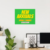 Poster Nouvelle Arrivée Signe, Printemps Collection Autom (Bureau à domicile)