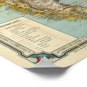 Poster Nouvelle carte de l'Argentine (Coin)