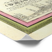 Poster Nouvelle Carte De L'Ohio (Coin)