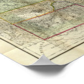 Poster Nouvelle carte de Thayer de l'état du Colorado (Coin)