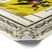 Poster Nouvelle carte des emblèmes nationaux de Johnson,  (Coin)