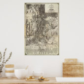 Poster Nouvelle carte géographique et de section de l'Oue (Cuisine)